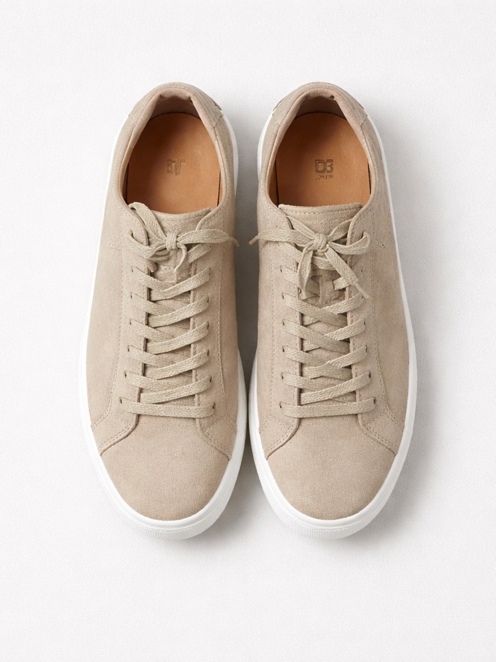 BYLT Basics Everyday Premium Suede Sneakers - Tan/Beige Men's Size 10.5 - Picture 5 of 13